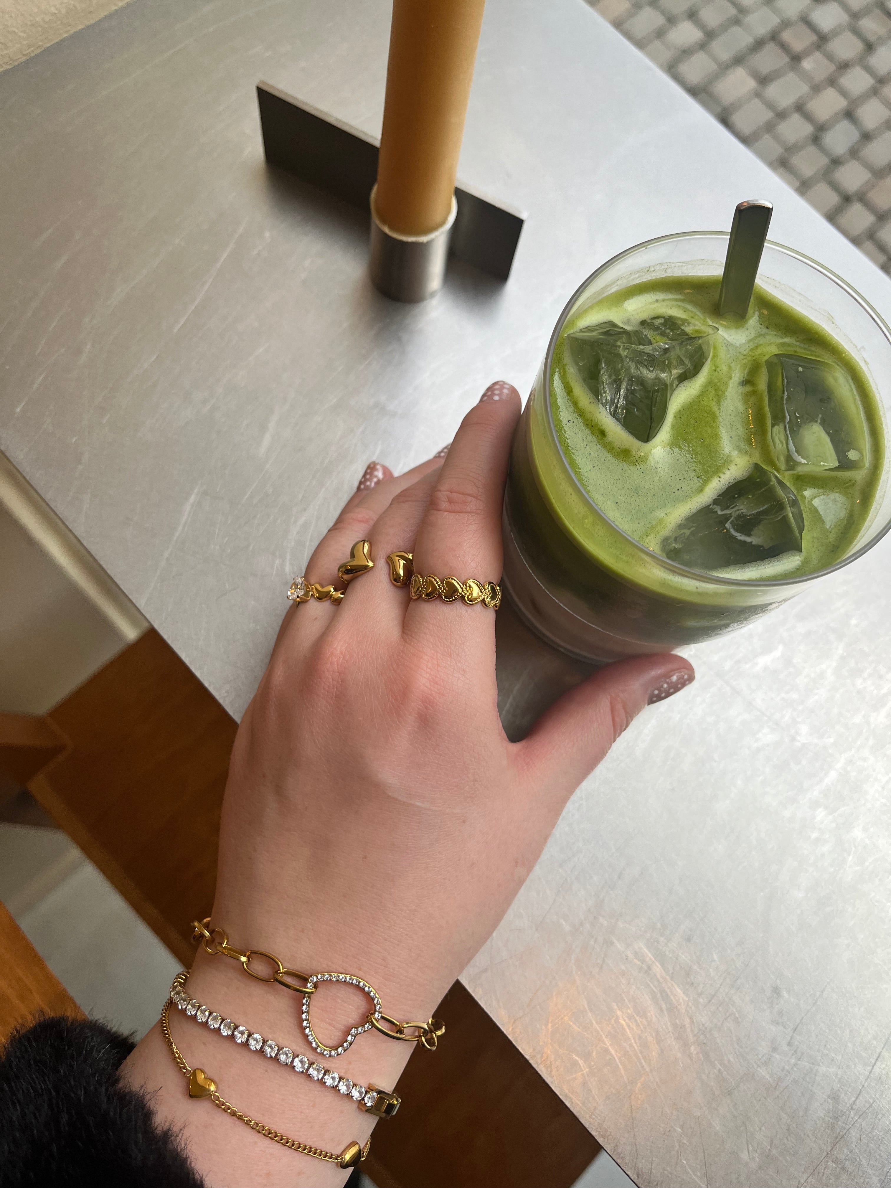 Bold Hjerte Ring (justerbar)