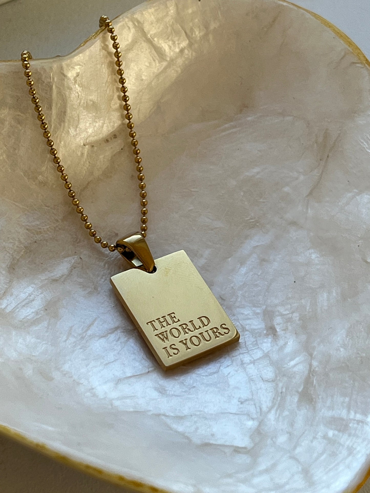 The World Is Yours Halskæde