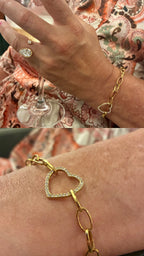 Hjerte Chain Armbånd