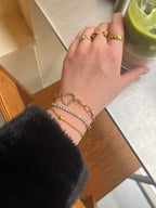 Hjerte Chain Armbånd