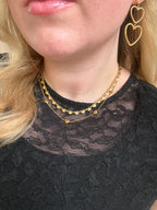 Hjerte Halskæde & Armbånd Gavesæt