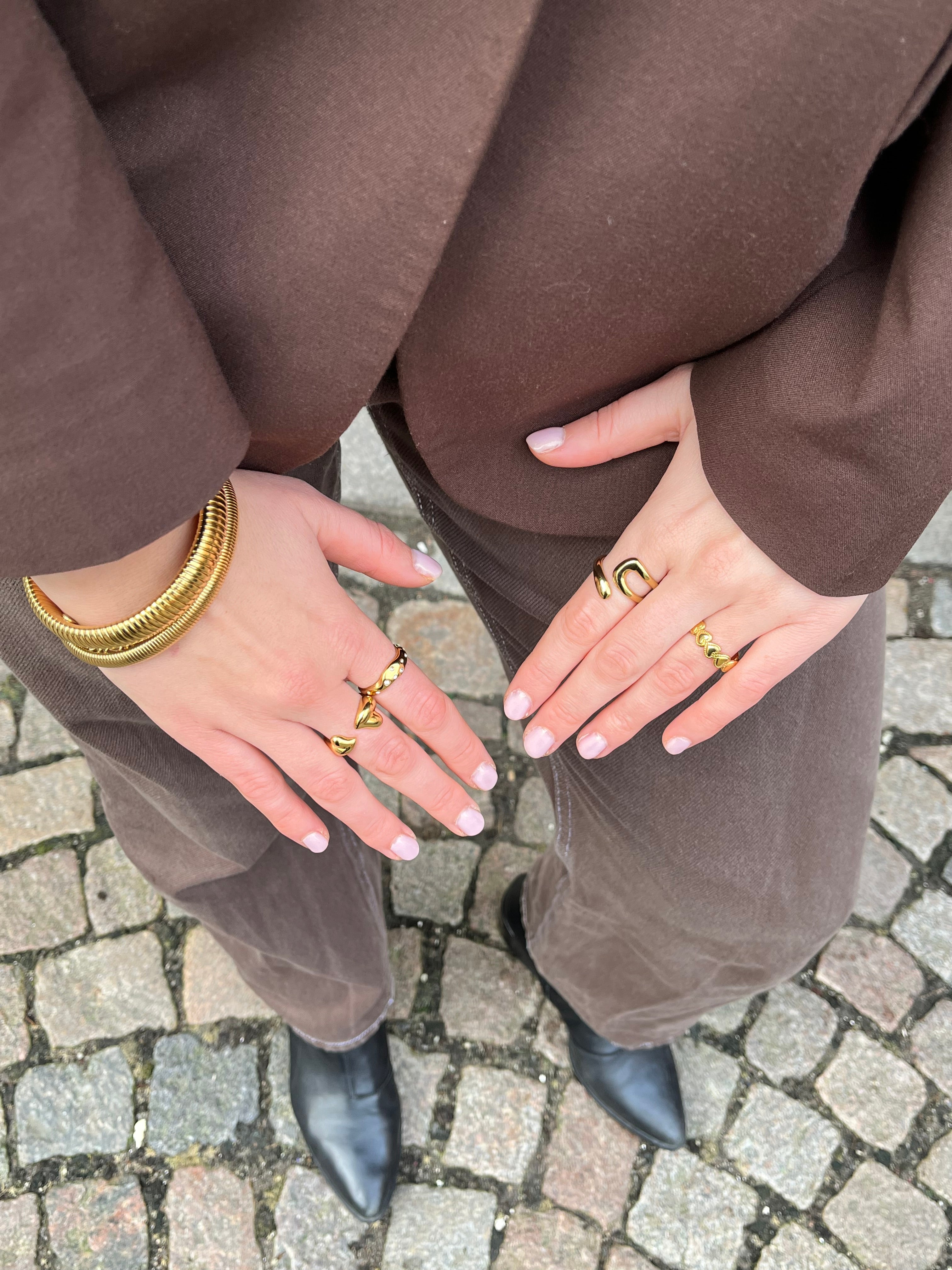 ISA Hjerte Ring (justerbar)