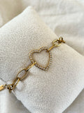 Hjerte Chain Armbånd