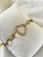 Hjerte Chain Armbånd