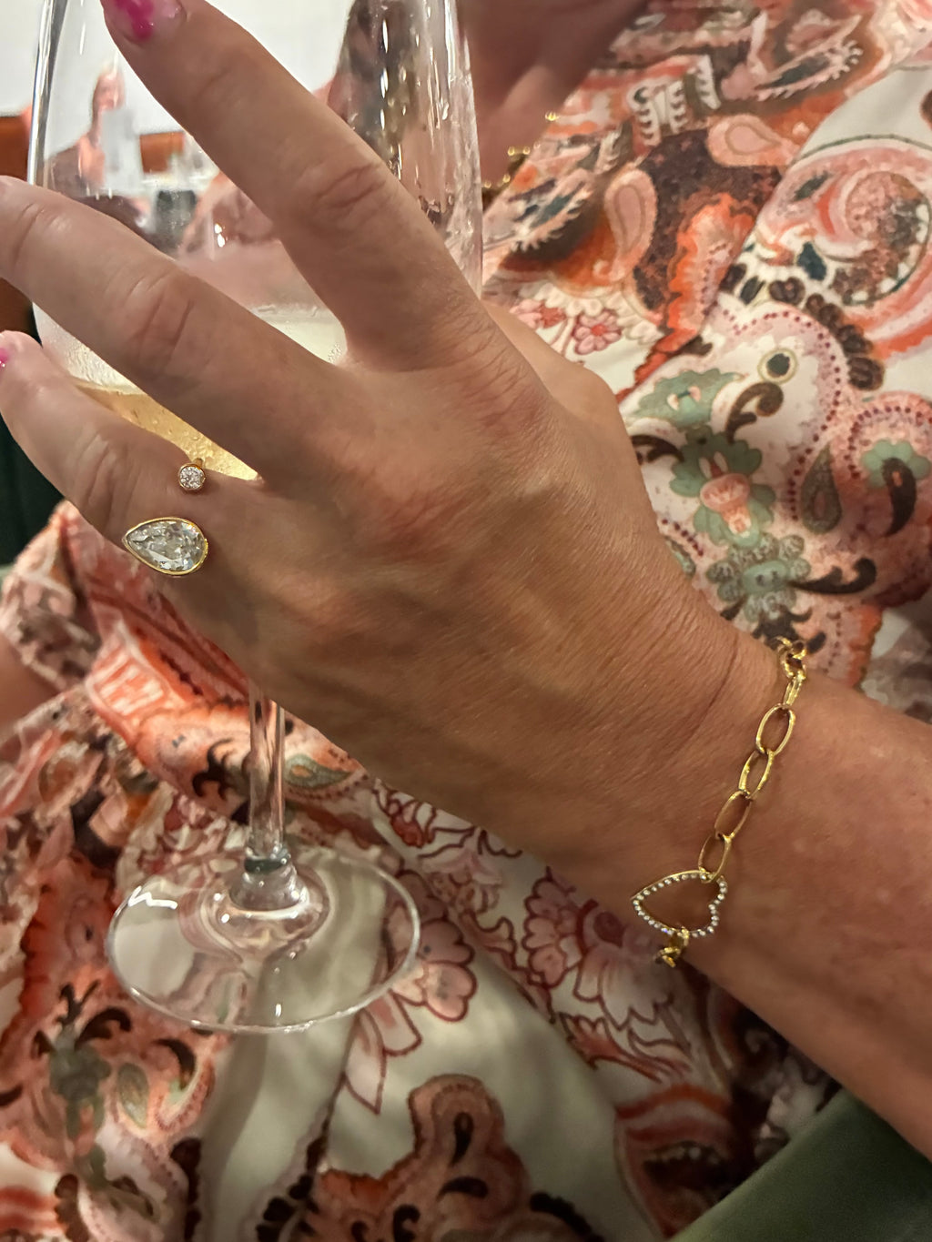 Hjerte Chain Armbånd
