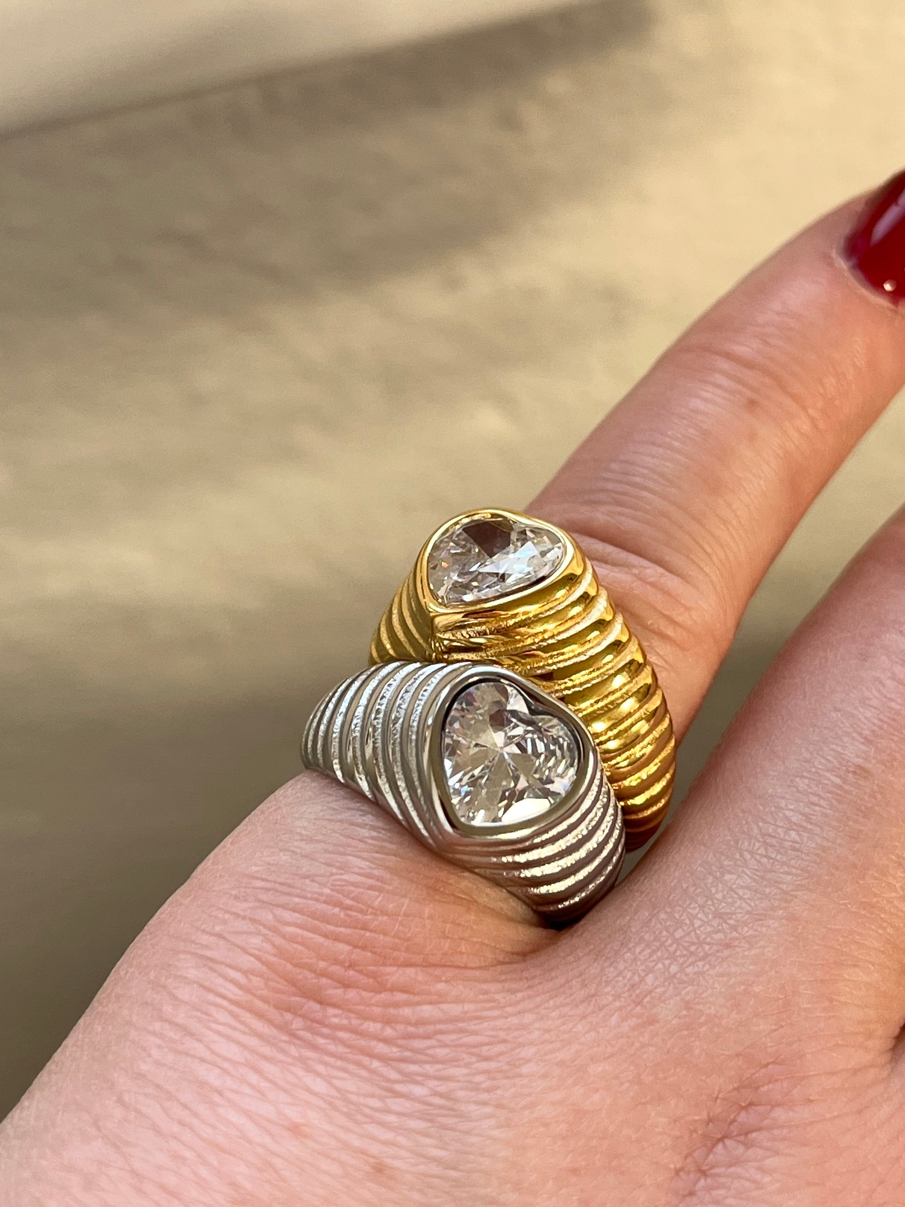 Shine Hjerte Ring (str. 54)