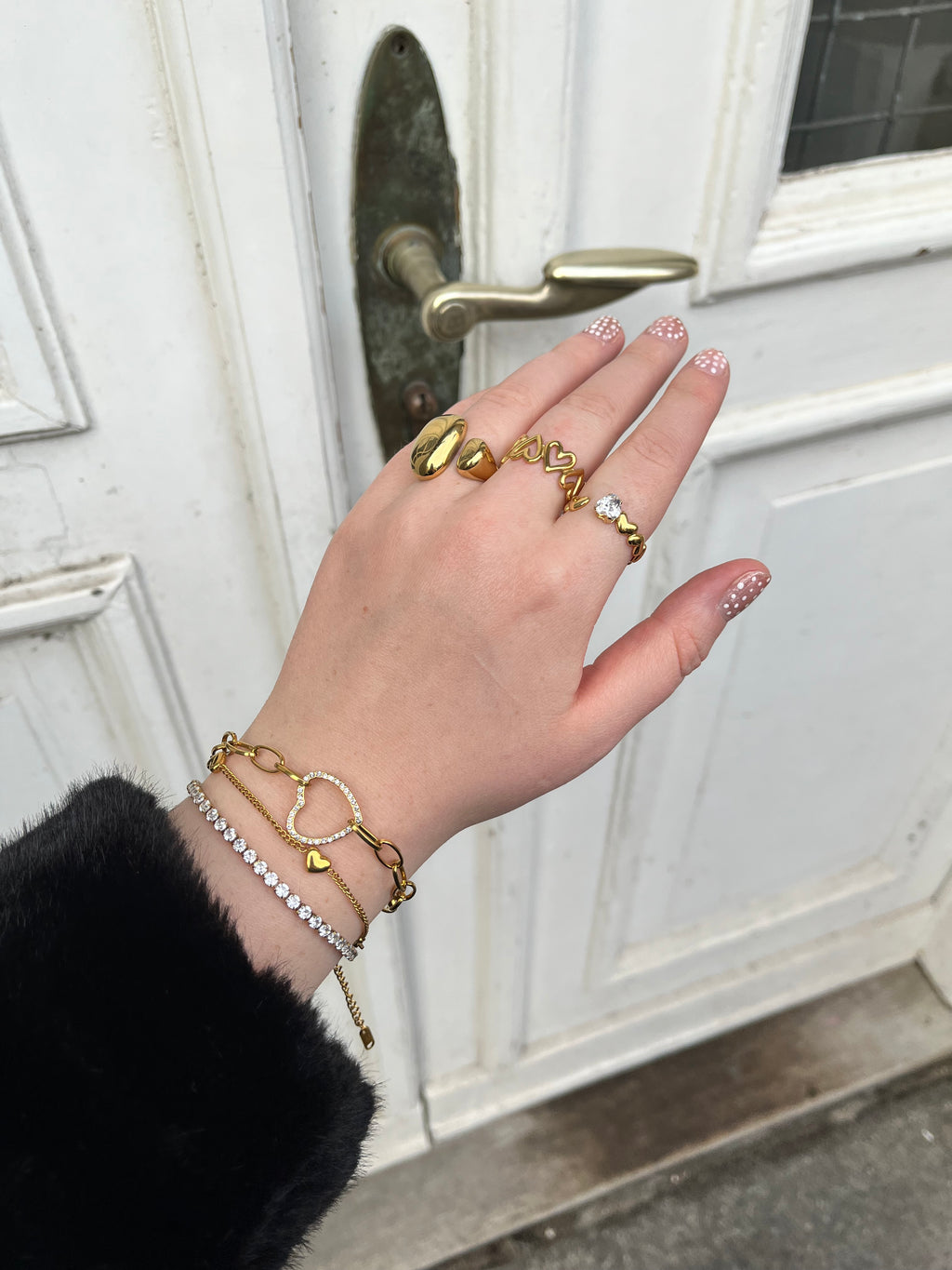 Hjerte Chain Armbånd