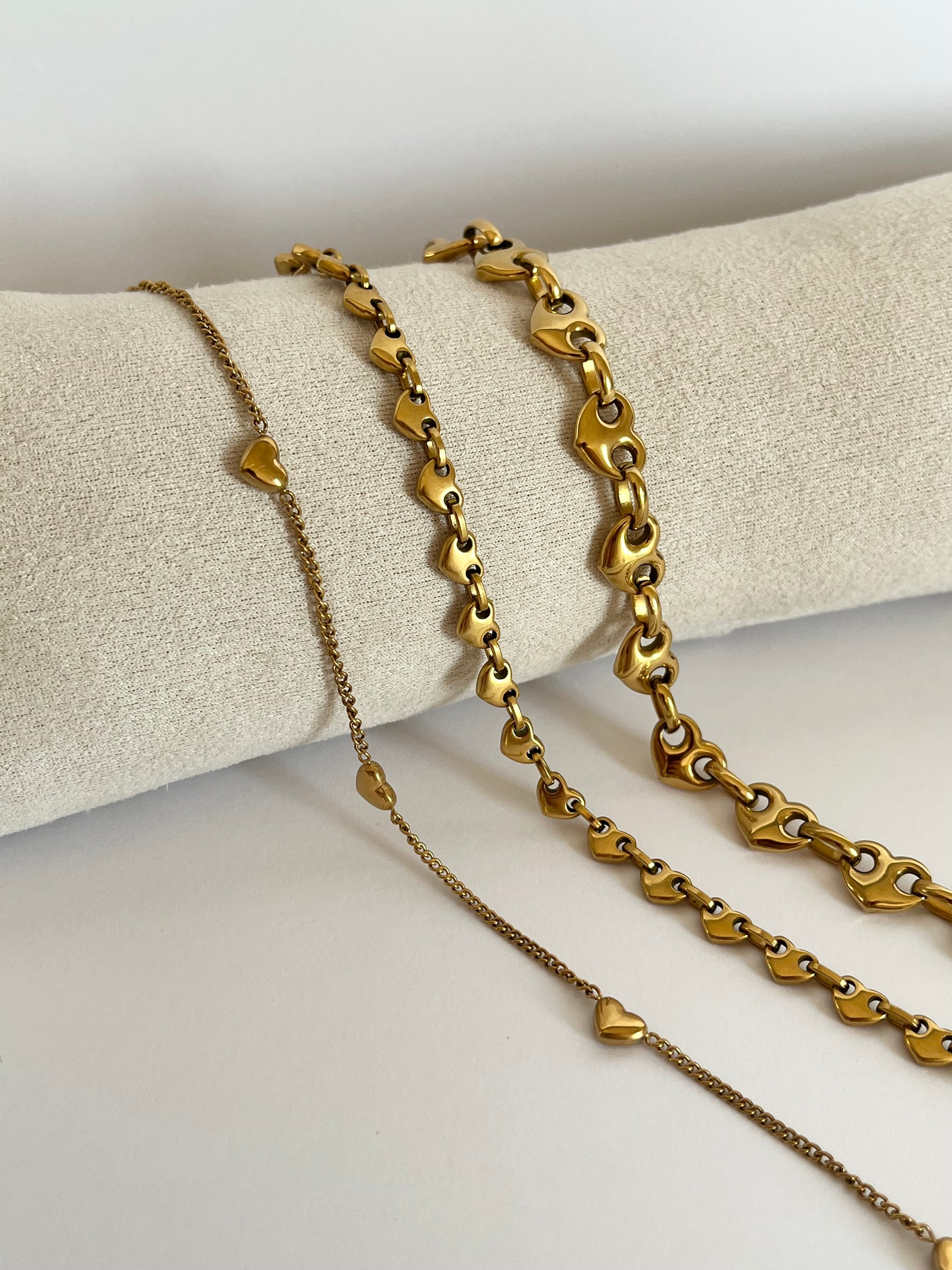 Hjerte Chain Halskæde