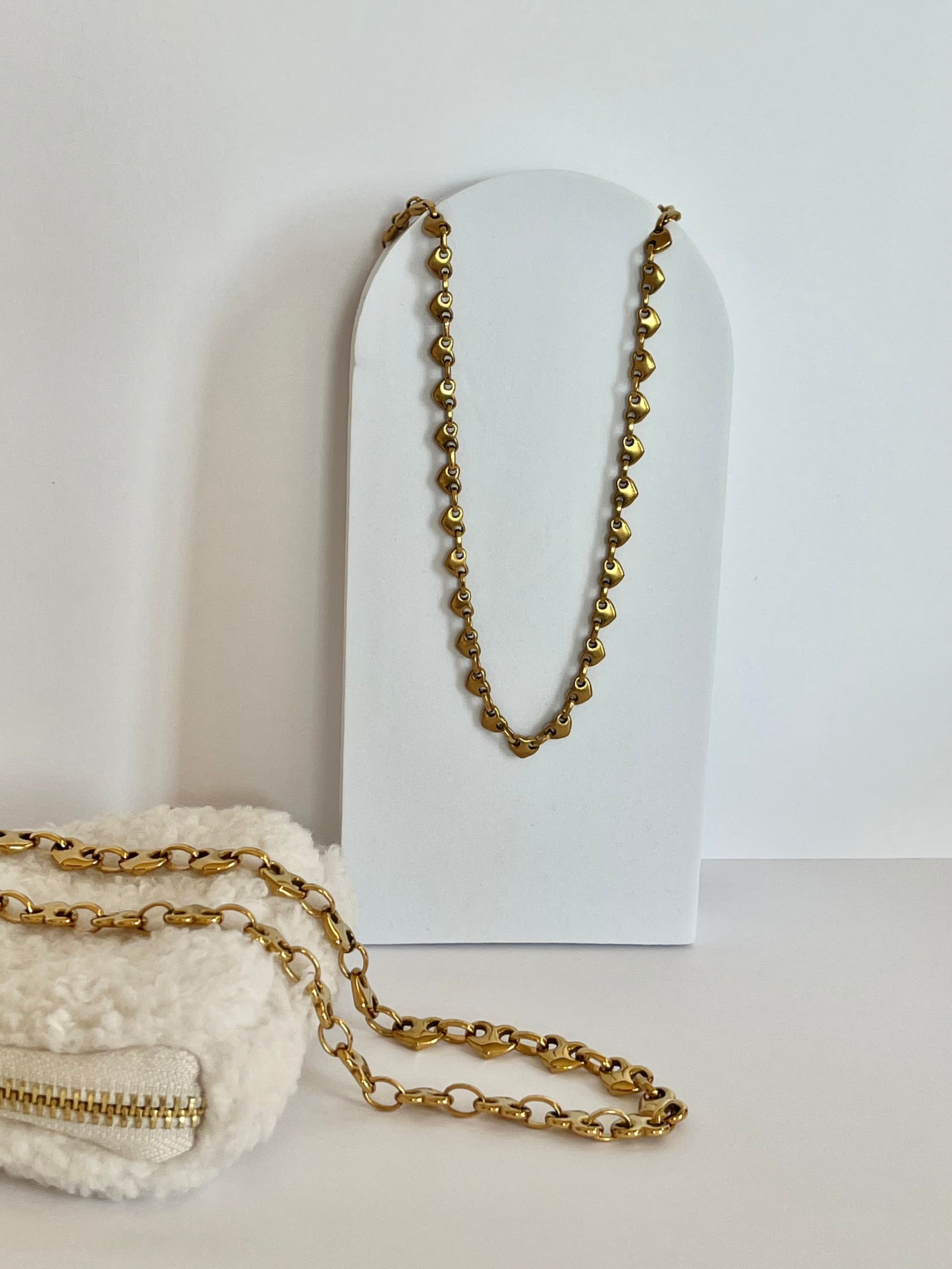 Hjerte Chain Halskæde