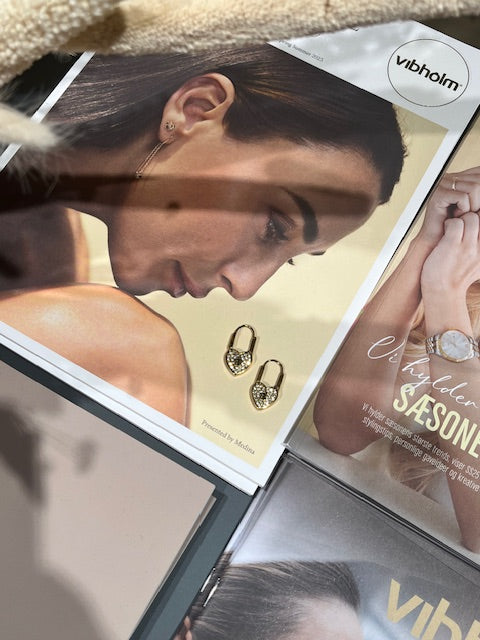 Hjerte-lås Øreringe