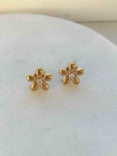 Små blomster Øreringe