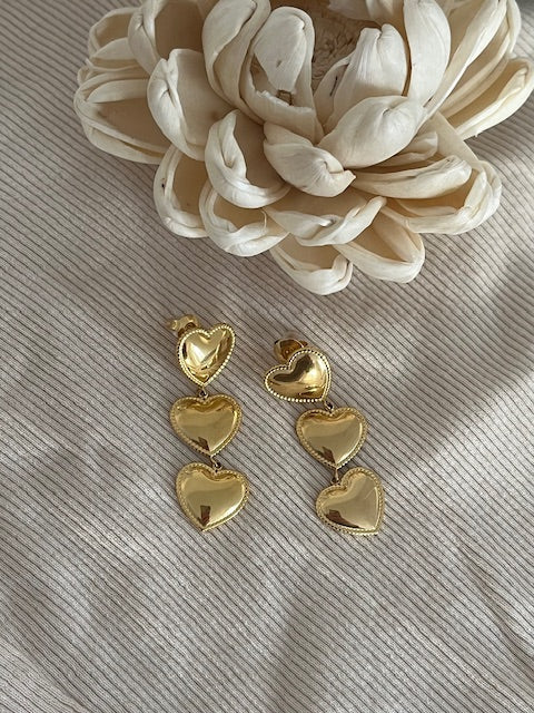 HJERTE DROP Øreringe