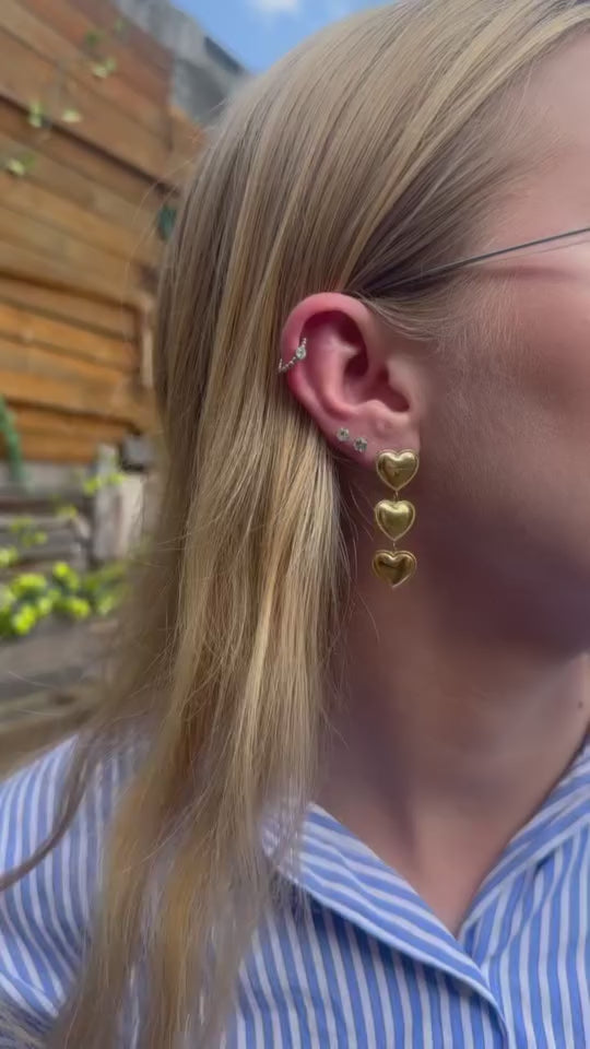 HJERTE DROP Øreringe