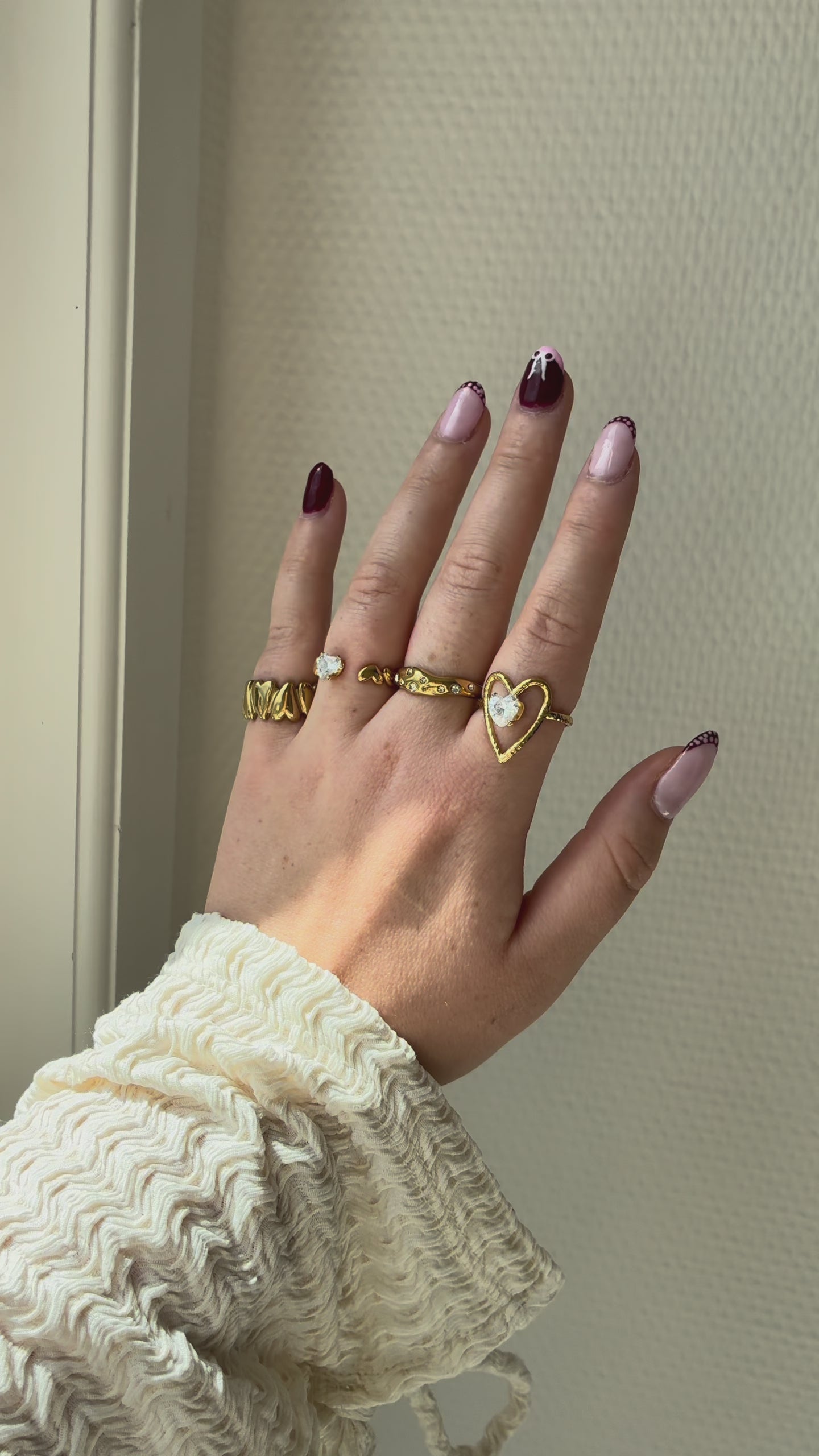 Ellie Hjerte Ring (justerbar)